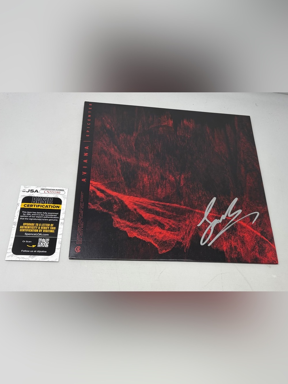 Joel Holmqvist signed Aviana Epicenter Album JSA COA